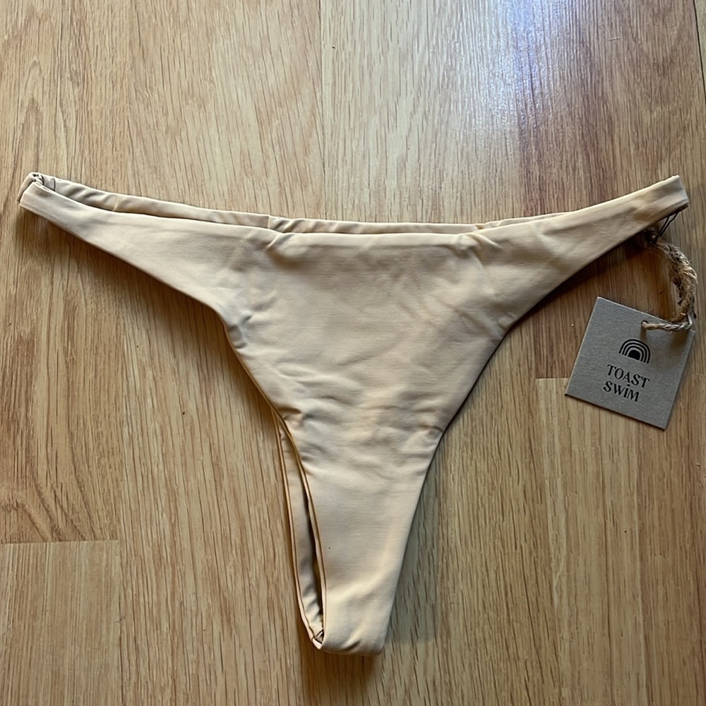 Toast swim SKIMPY STYLE latte tan color  bottom eco friendly bikini